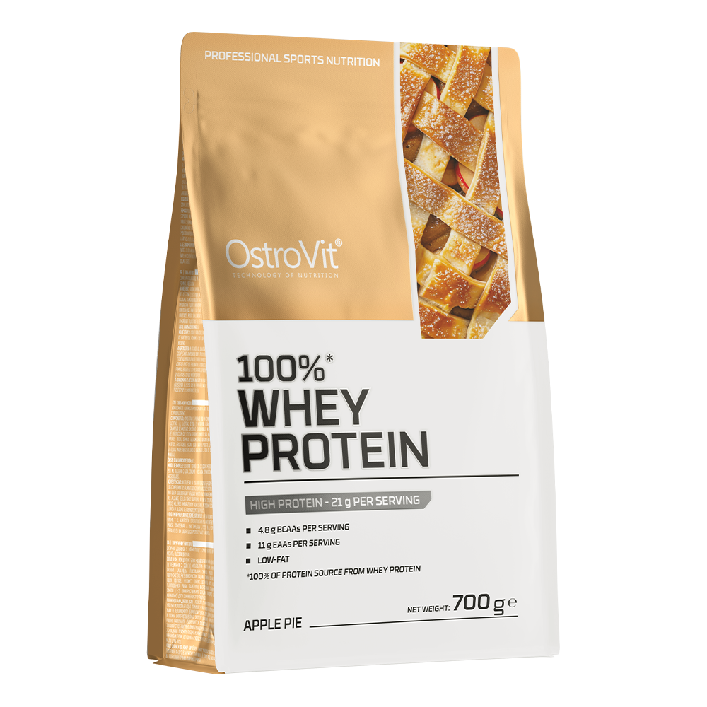 OstroVit 100% Whey Protein suplement diety o smaku szarlotkowym, 700 g