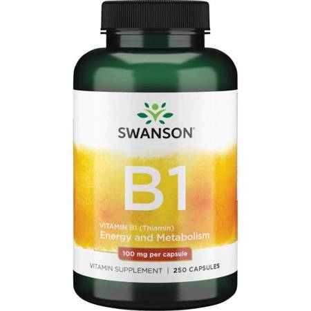 Swanson suplement diety Witamina B1 100mg, 250 kaps./1 opak.