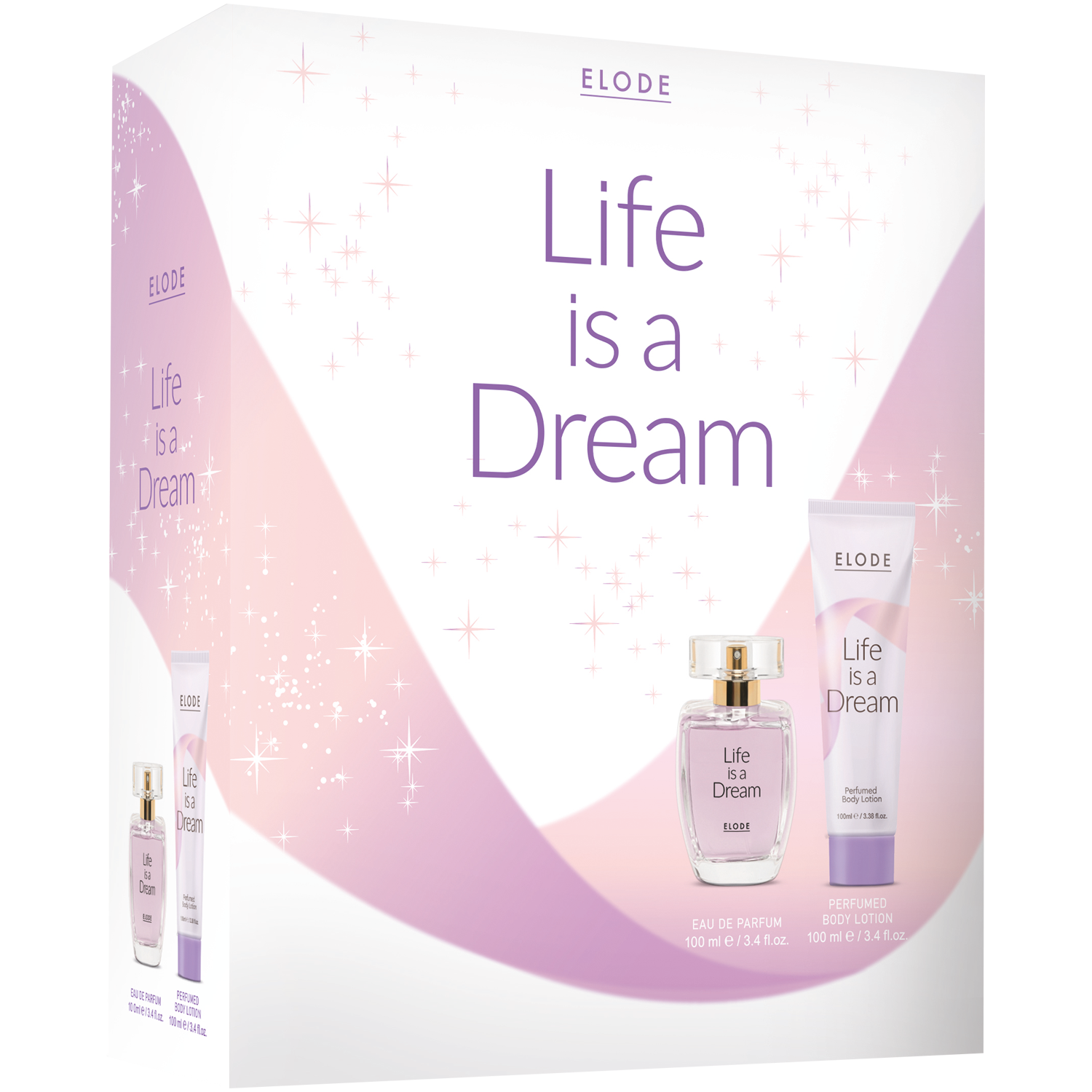Elode Life Is A Dream zestaw: woda perfumowana damska, 100 ml + perfumowany balsam do ciała, 200 ml