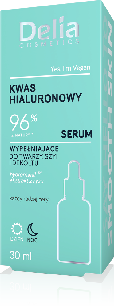 Delia Wypełniające serum do twarzy z kwasem hialuronowym, 30 ml