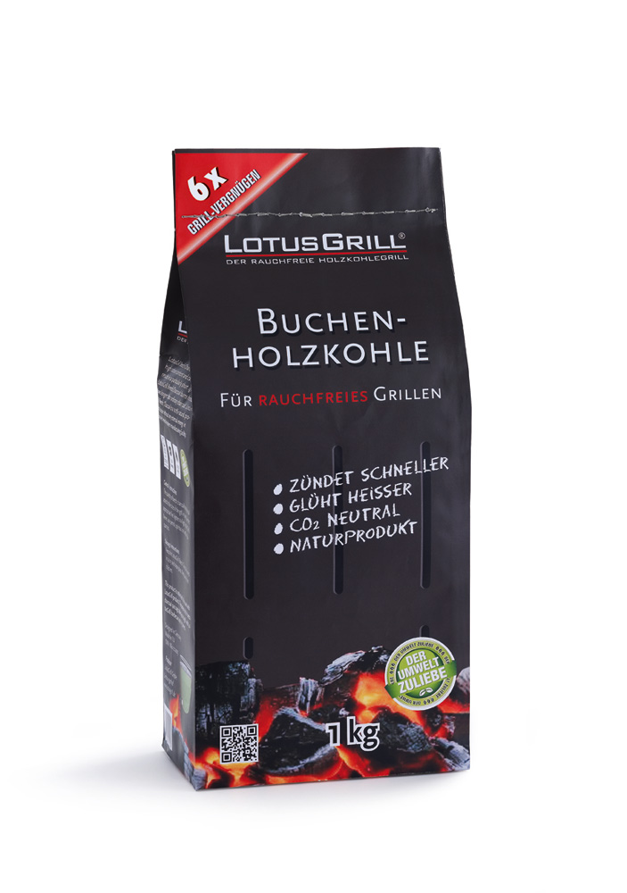 LotusGrill - Węgiel drzewny bezdymny 1 kg