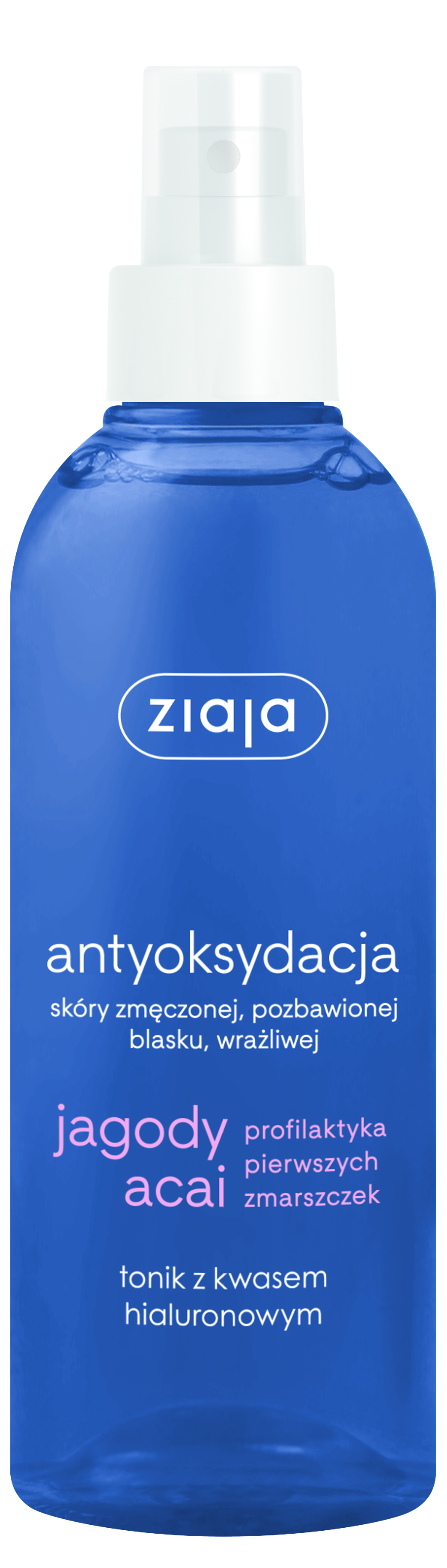 Ziaja Jagody Acai, tonik z kwasem hialuronowym 200 ml