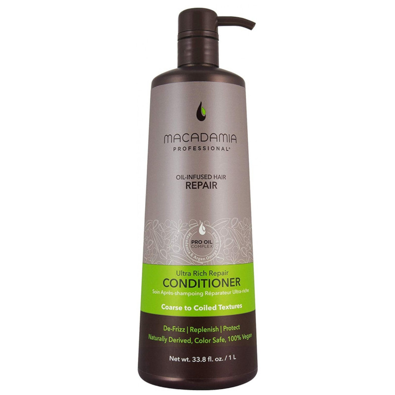Macadamia Professional Ultra Rich Repair Vegan regenerująca odżywka do włosów bardzo grubych, 1000 ml