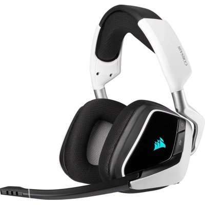 Słuchawki CORSAIR Void RGB Elite Wireless, Nauszne, Dźwięk przestrzenny Biały