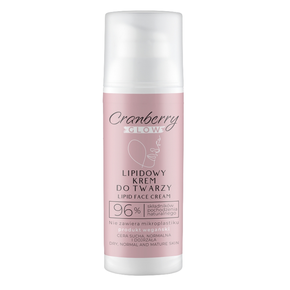 Cranberry Glow lipidowy krem do twarzy, 50 ml