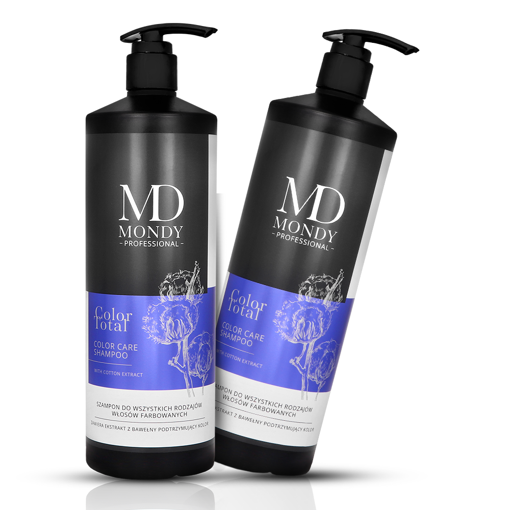 Mondy zestaw: szampon do włosów Color Total, 2x1000 ml