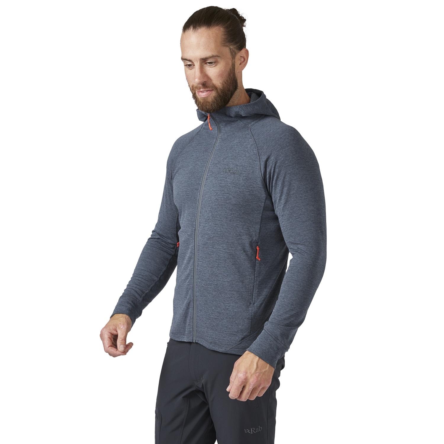 Męska bluza z kapturem Rab Nexus Hoody steel - S