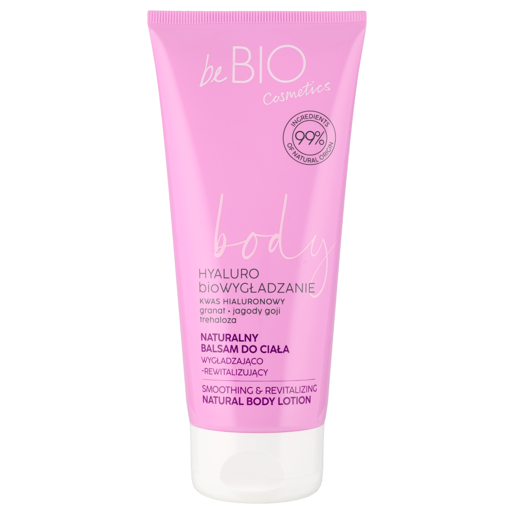 beBIO wygładzająco-rewitalizujący balsam do ciała, 200 ml