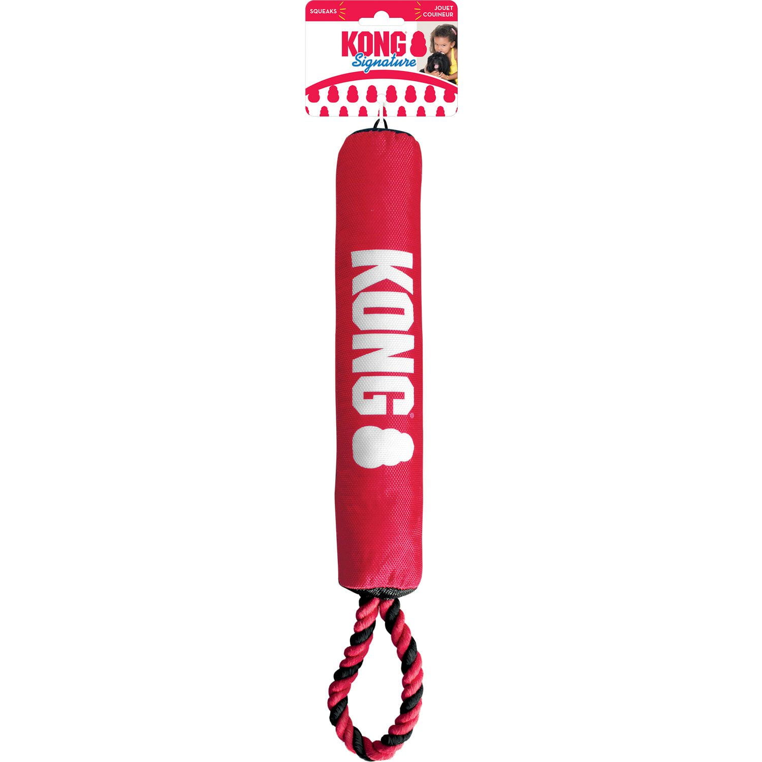 KONG® Zabawka dla psa Signature Stick with rope