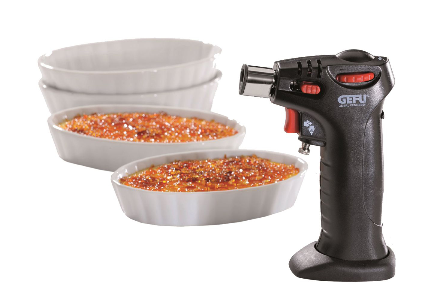 GEFU - Palnik gazowy Carmello + 6 miseczek GRATIS