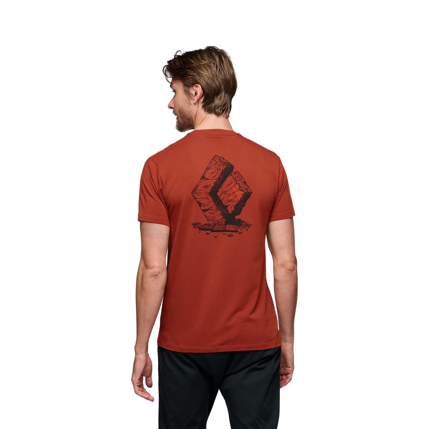 Męski t-shirt Black Diamond Boulder Tee burnt sienna - M