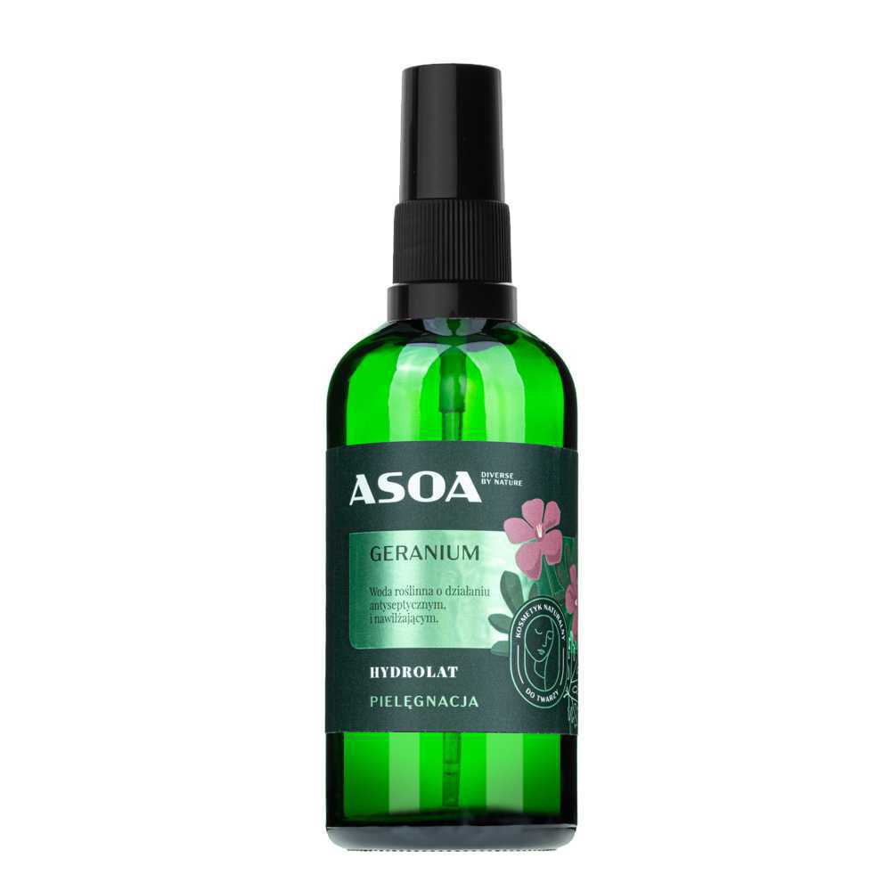 Asoa hydrolat do twarzy geranium, 100 ml