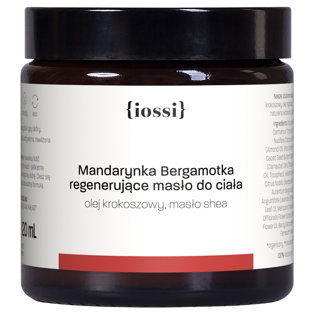 Iossi Mandarynka Bergamotka regenerujące masło do ciała, 120 ml