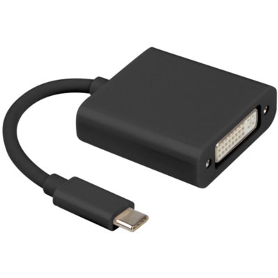 Adapter USB Typ-C - DVI-I LANBERG AD-UC-DV-01 0.15 m