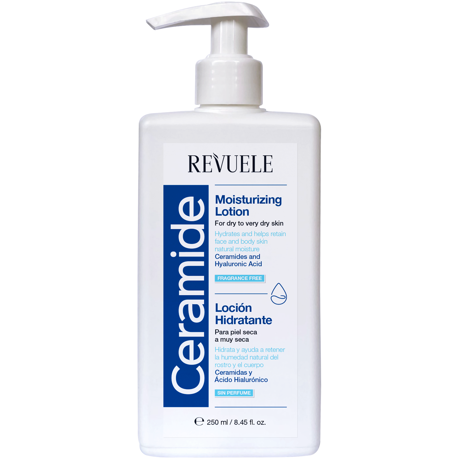 Revuele Ceramide balsam nawilżający dla skóry suchej i bardzo suchej do twarzy i ciała, 250 ml