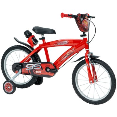 Rower dziecięcy HUFFY Disney Auta 16 cali dla chłopca Czerwony