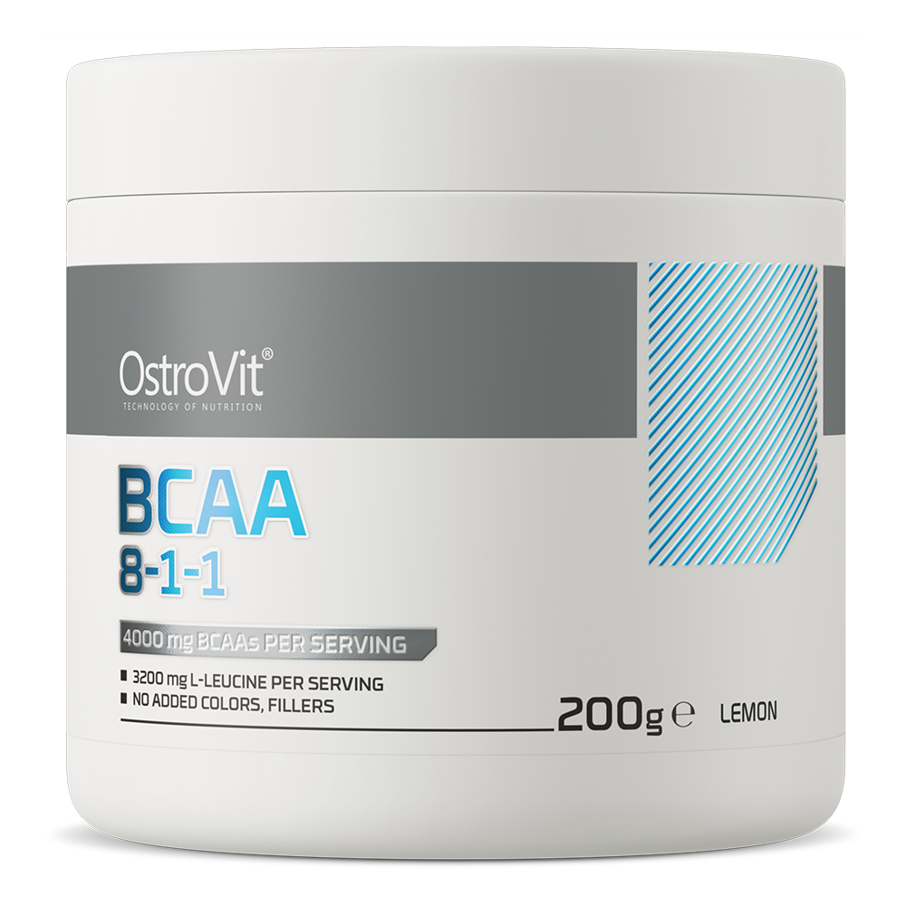 OstroVit BCAA 8-1-1 200 g o smaku cytrynowym