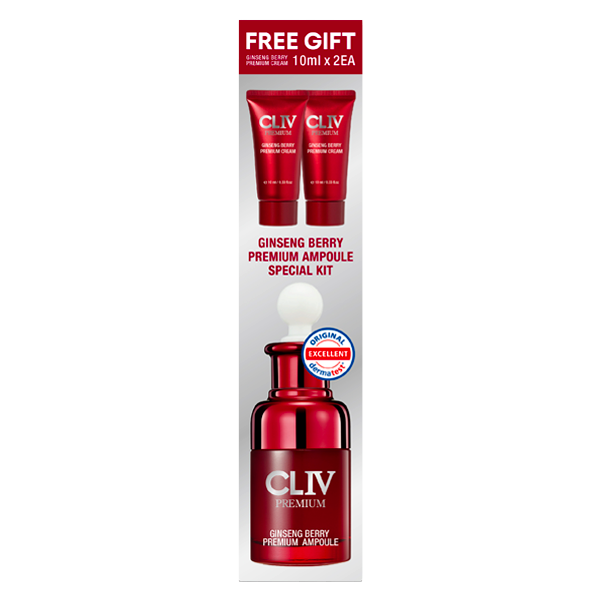 CLIV zestaw: ampułka do twarzy, 30 ml + krem do twarzy, 2x10 ml