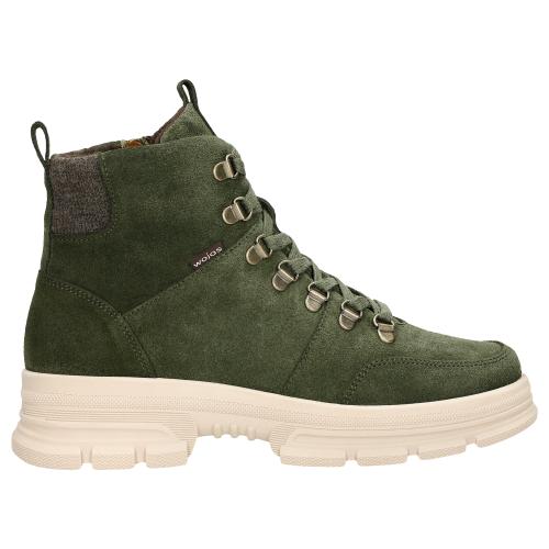 Wojas Zielone Wygodne Workery Damskie Za Kostkę