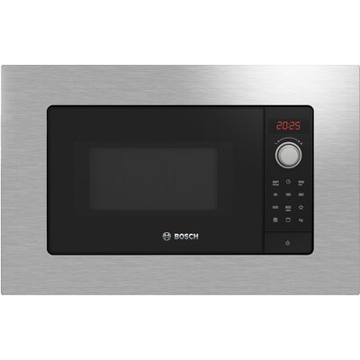 Kuchenka mikrofalowa BOSCH BEL623MS3 SERIA 2 800W średnica 27 cm pojemność 20L Autopilot 8 Czarny + inox