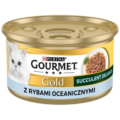 Karma dla kota GOURMET Gold Succulent Delights Ryby oceaniczne 85 g