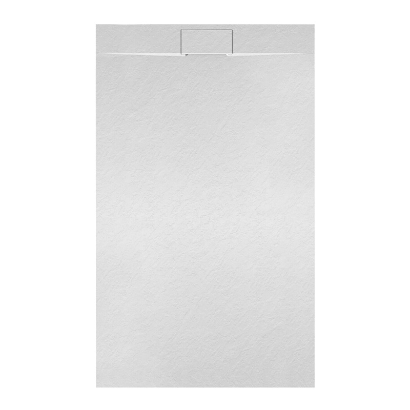 BRODZIK PRYSZNICOWY KAMIENNY PROSTOKĄTNY SLIM MIKO BIAŁY 120x90 CM