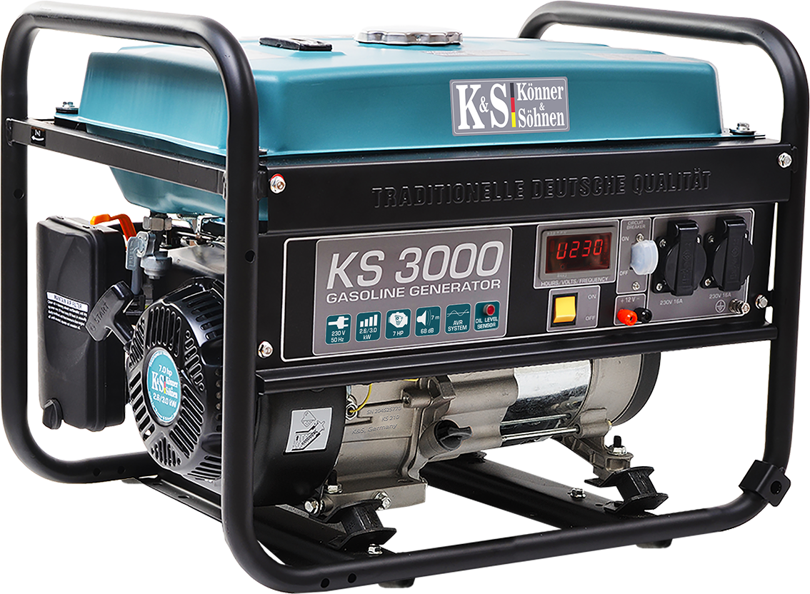 Agregat prądotwórczy KS 3000 AVR 3,0 kW / 7,0 KM K&S