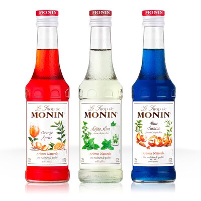 Zestaw syropów do koktajli MONIN Maxi Set 3 x 250 ml