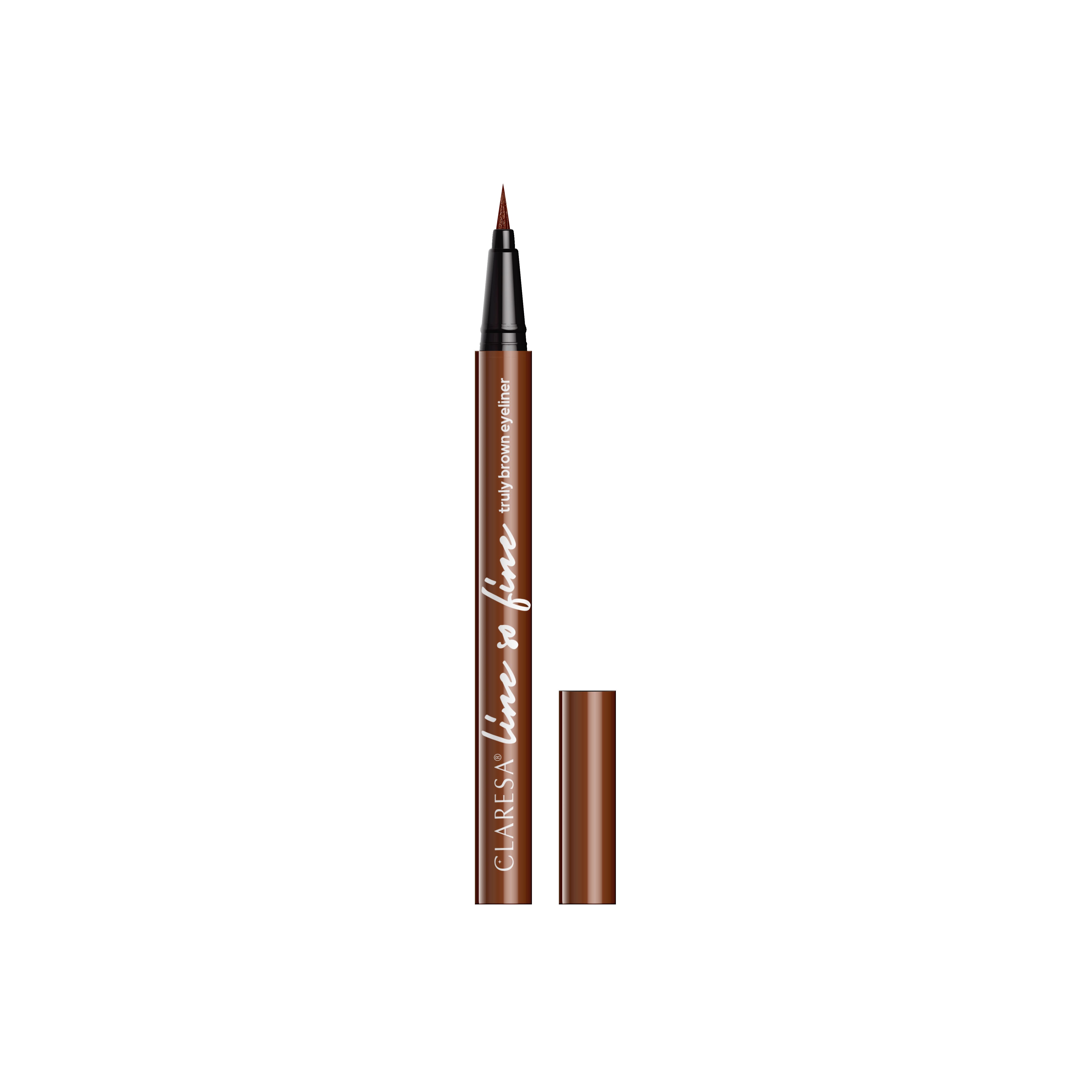 Claresa Line So Fine eyeliner w pisaku do powiek brown, 0,8 g