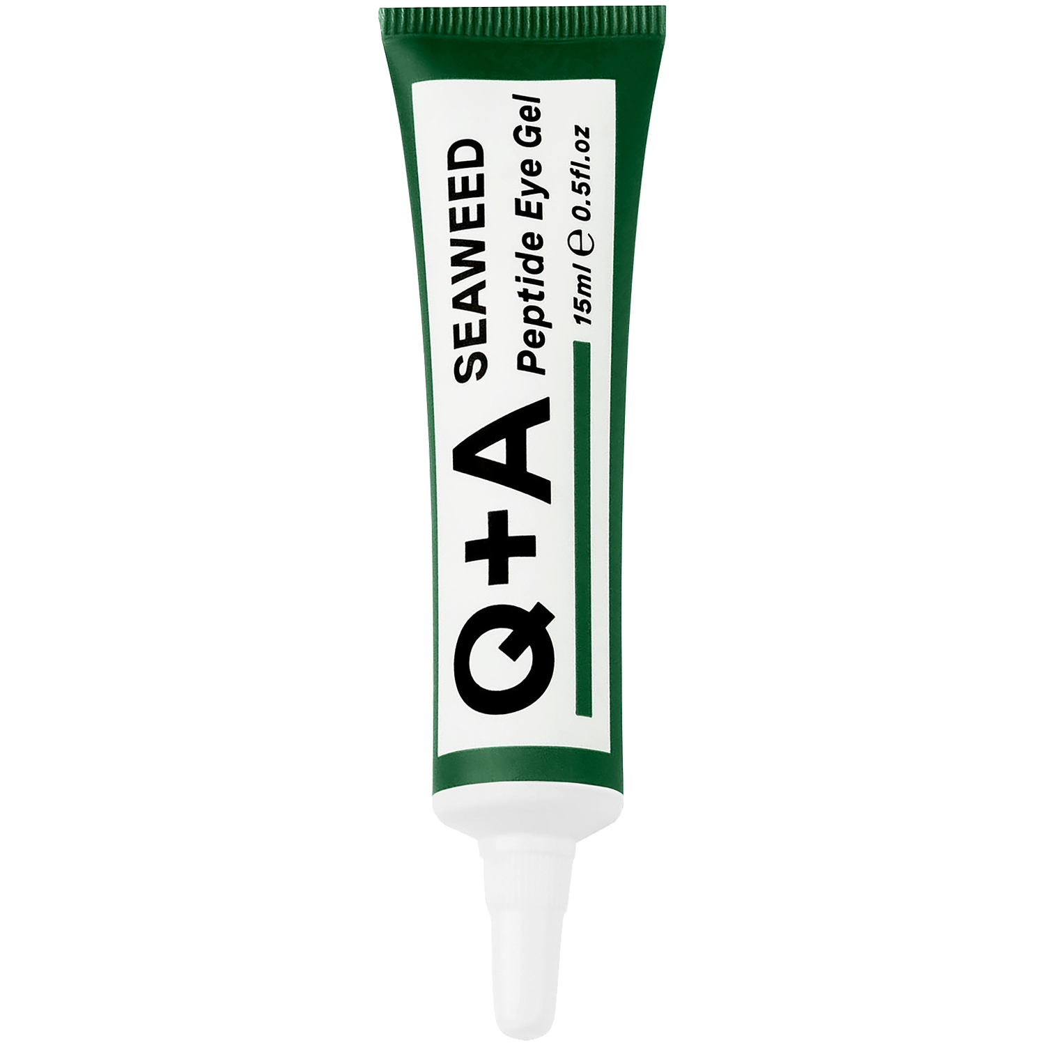 Q+A Seaweed przeciwzmarszczkowy żel pod oczy z peptydem i z ekstraktami z alg morskich, 15 ml
