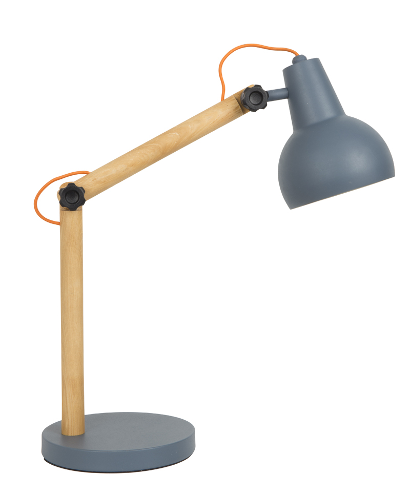 Zuiver - Lampa biurkowa STUDY ciemnoszara