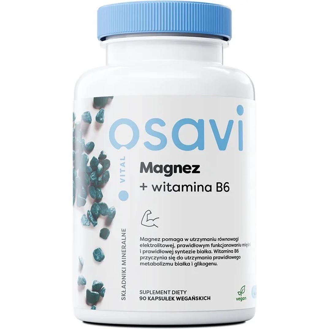 Osavi suplement diety magnez + witamina B6, 90 kaps./1 opak.