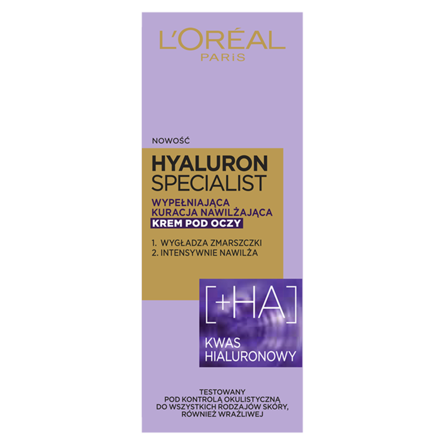 L'Oréal Paris Hyaluron Specialist krem pod oczy, 15 ml