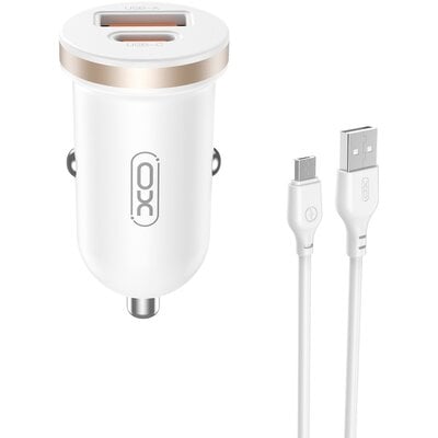 Ładowarka samochodowa XO CC56 PD 30W Biały