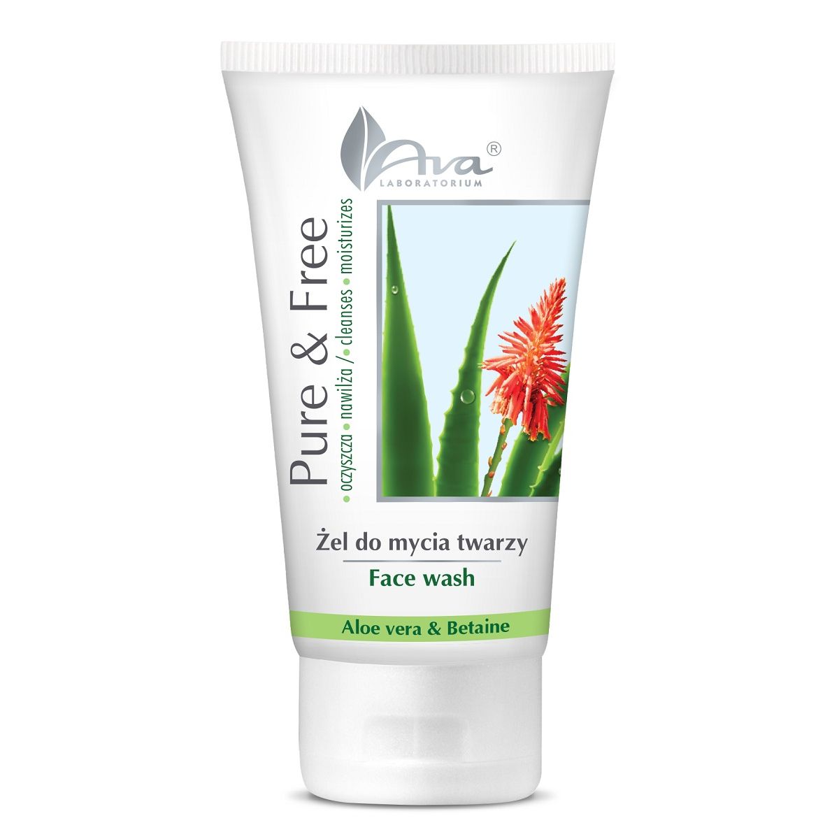 Ava Pure&Free żel do mycia twarzy, 150 ml