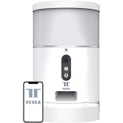 Dozownik karmy automatyczny TESLA Smart Pet Feeder Camera
