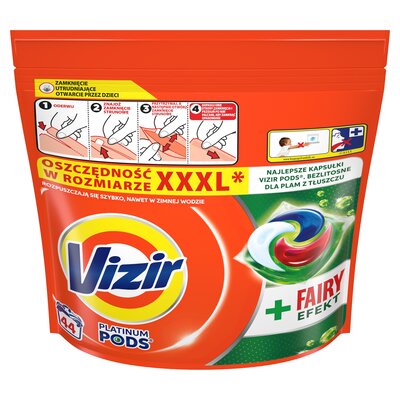Kapsułki do prania VIZIR Platinum Pods Fairy Efekt - 44 szt.