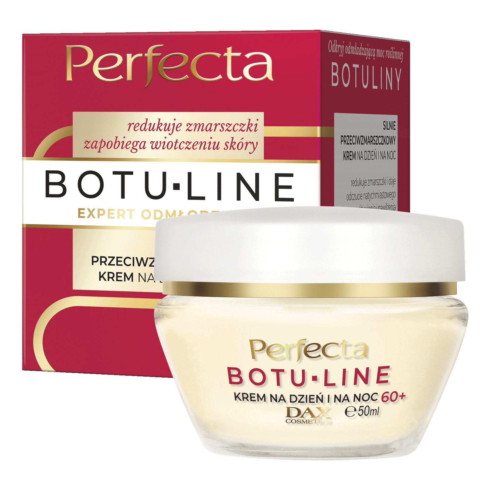 Perfecta Botu-Line przeciwzmarszczkowy krem do twarzy 60+, 50 ml