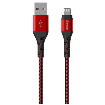 Kabel USB - Lightning ENERGIZER Ultimate 2 m Czerwony