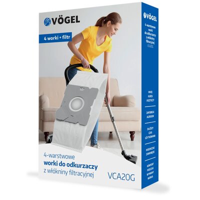 Worek do odkurzacza VÖGEL VCA20G (4 sztuki)