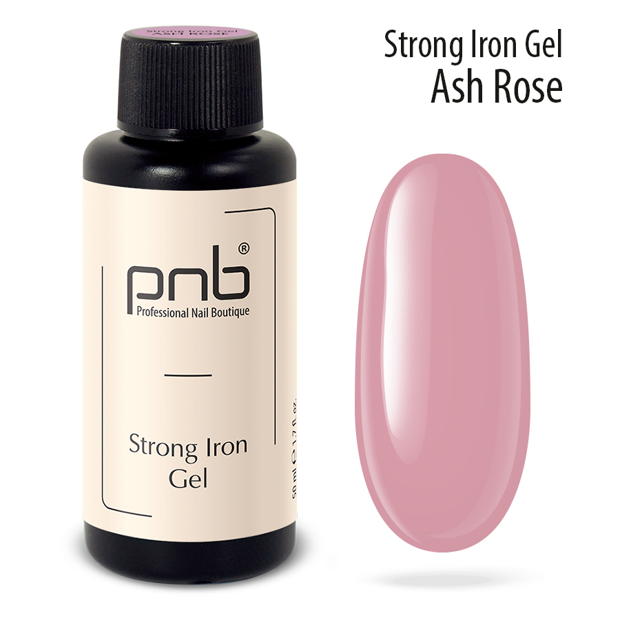 PNB Strong Iron Gel żel modelujący do paznokci UV/LED ash rose, różowy 50 ml