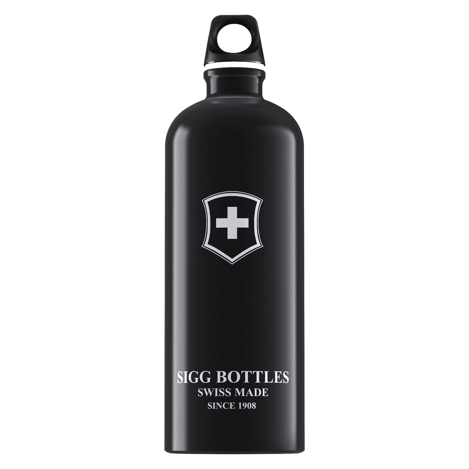 SIGG - Butelka 1L Swiss Emblem Czarna