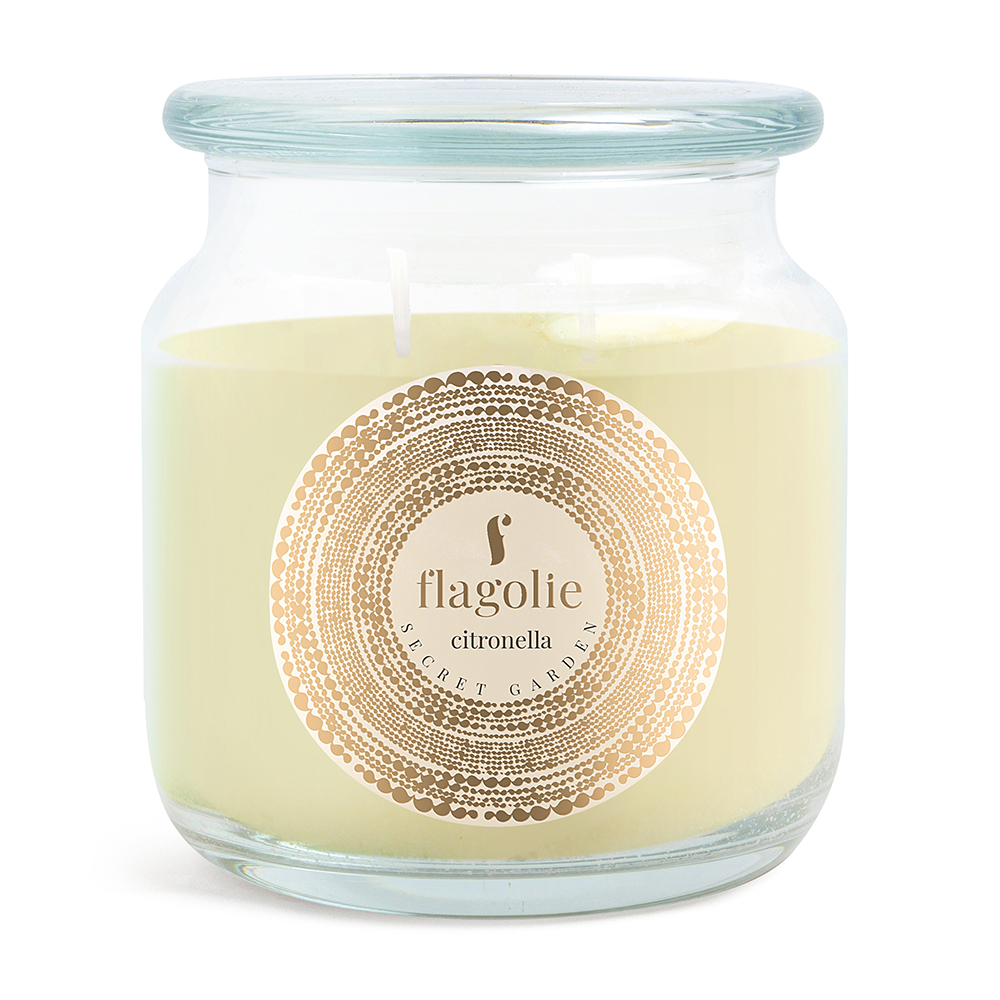 Flagolie Secret Garden Candles świeca zapachowa citronella, 400 g