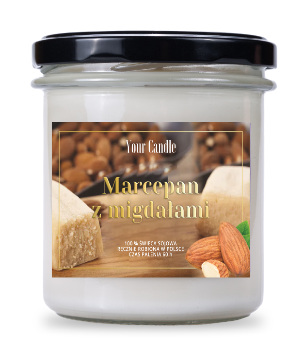 Your Candle świeca zapachowa sojowa Marcepan z migdałami, 300 ml