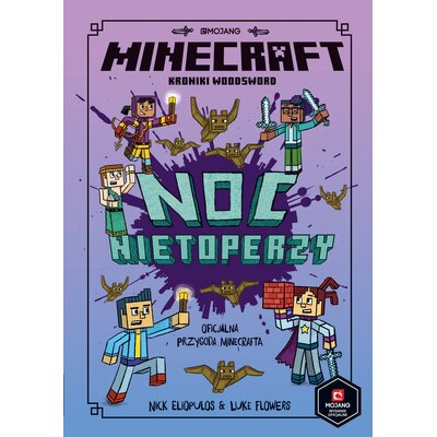 Książka Minecraft Kroniki Woodsword Noc nietoperzy Tom 2 (twarda okładka)