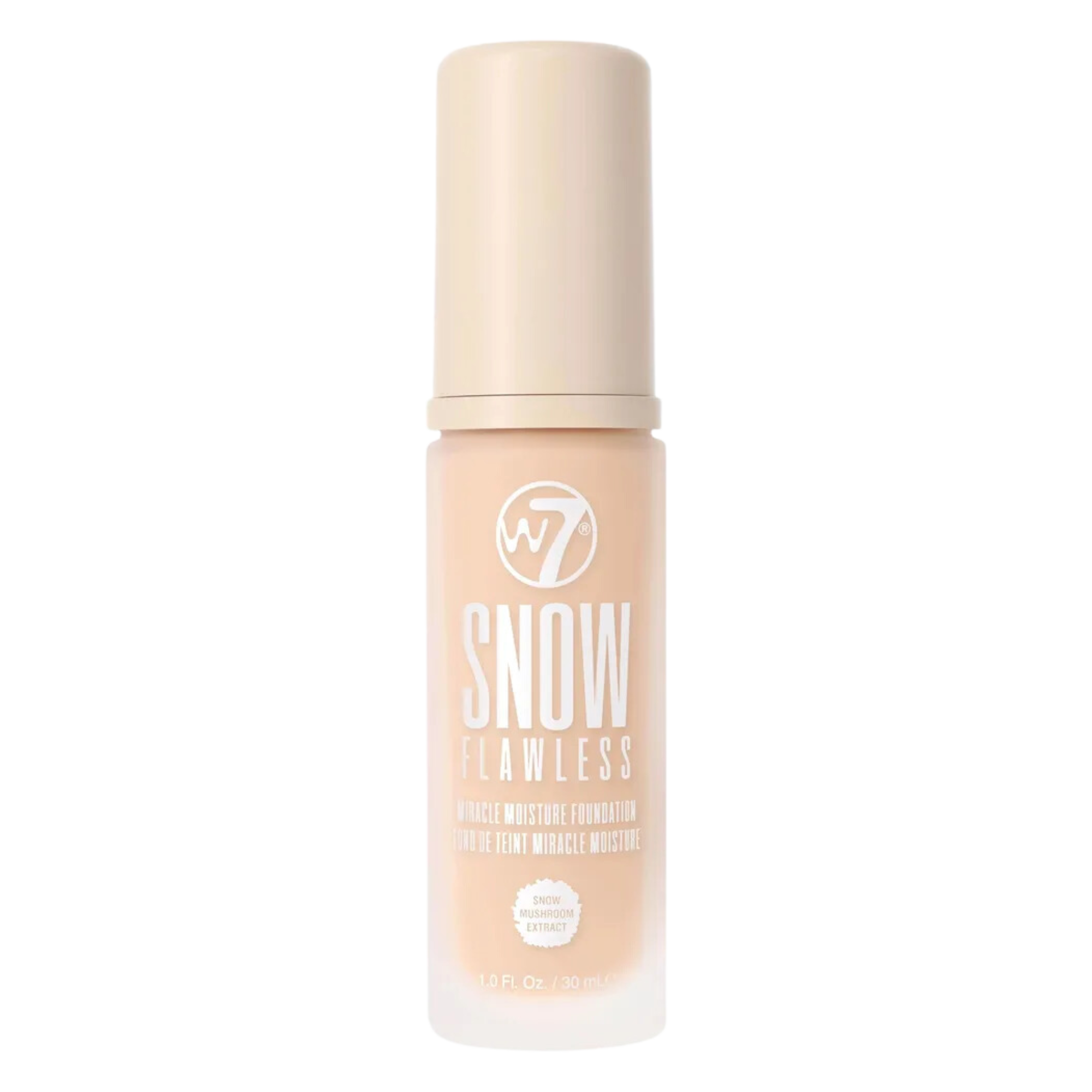 W7 Snow Flawless nawilżający podkład do twarzy Sand Beige, 30 ml