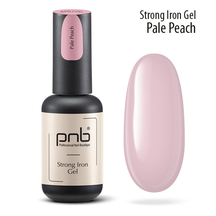 PNB Strong Iron Gel żel modelujący do paznokci UV/LED pale peach różowy, 8 ml
