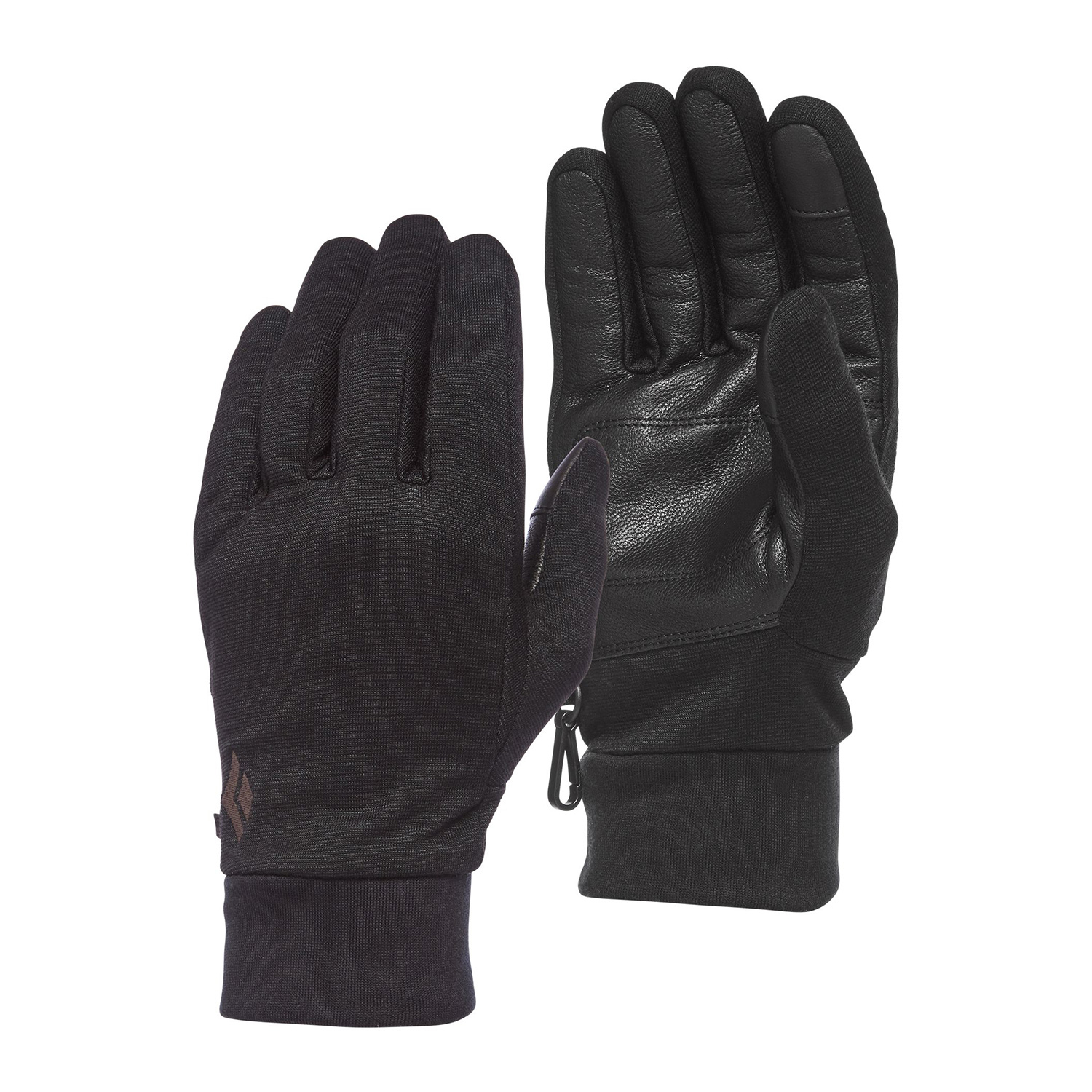 Rękawice outdoorowe Black Diamond HeavyWeight WoolTech Liner anthracite - M