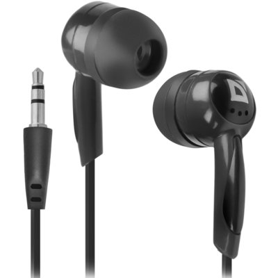 Słuchawki dokanałowe DEFENDER Basic 604 Czarny