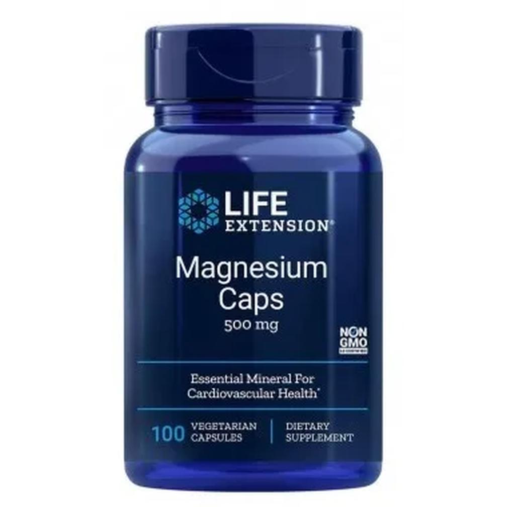Life Extension Magnesium Caps suplement diety, magnez, 500mg, 100 kaps./1 opak.